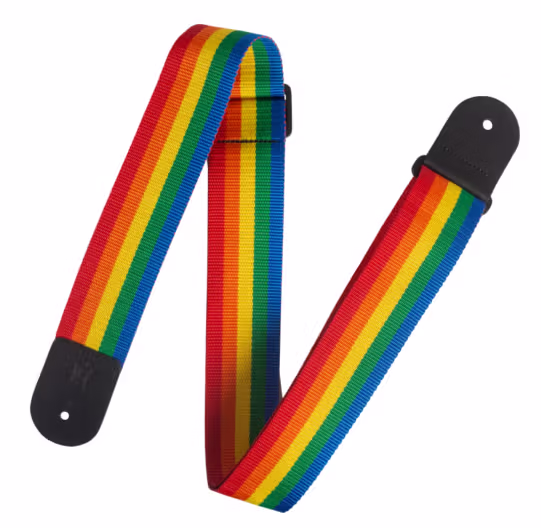 Levy's Correa Single Tone Series Poly 2\" - Arco Iris M8POLY-RNB