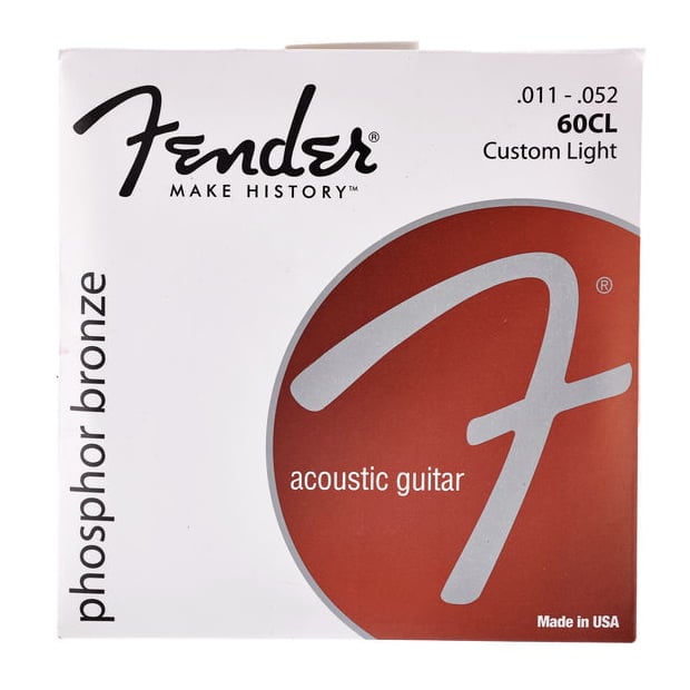 Fender 60CL Juego de cuerdas para guitarra acústica 60CL
