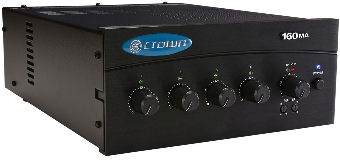 Crown CW 160MA Amplificador Mezclador de 1 entrada 160MA