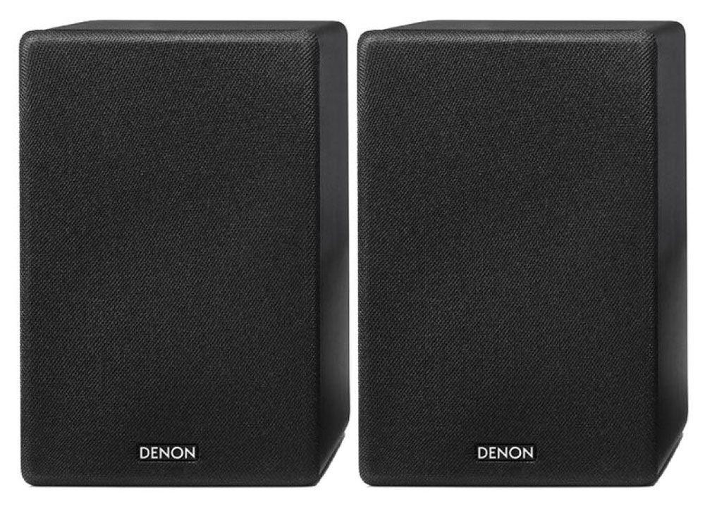 DENON SC-N10 Altavoces Hi-Fi Estantería Pareja. Negro Lacado. Pareja SCN10 Negro Lacado