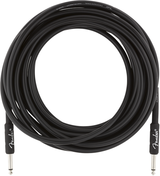 Fender Profesional 7,5m Black Jack Mono a Jack Mono Prof. 7,5m Black