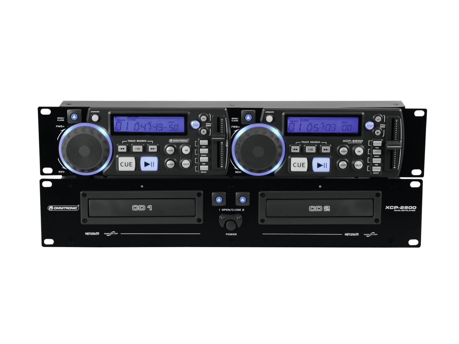 Omnitronic XCP-2800 Reproductor Dual CD XCP-2800