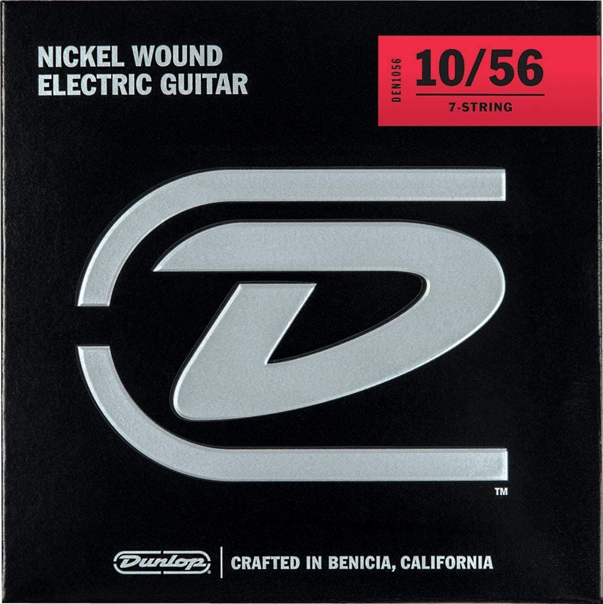 Dunlop DEN1056 Juego Cuerdas Guitarra Nickel 7 DEN1056