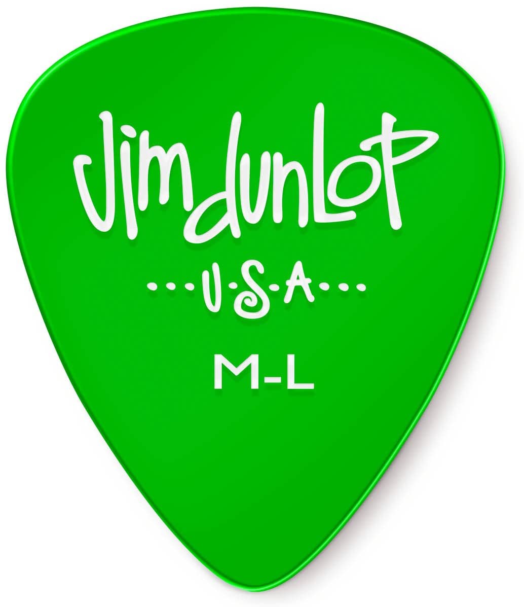 Dunlop Jim Dunlop Gels Green Pack de 12 Un. 486PK-ML