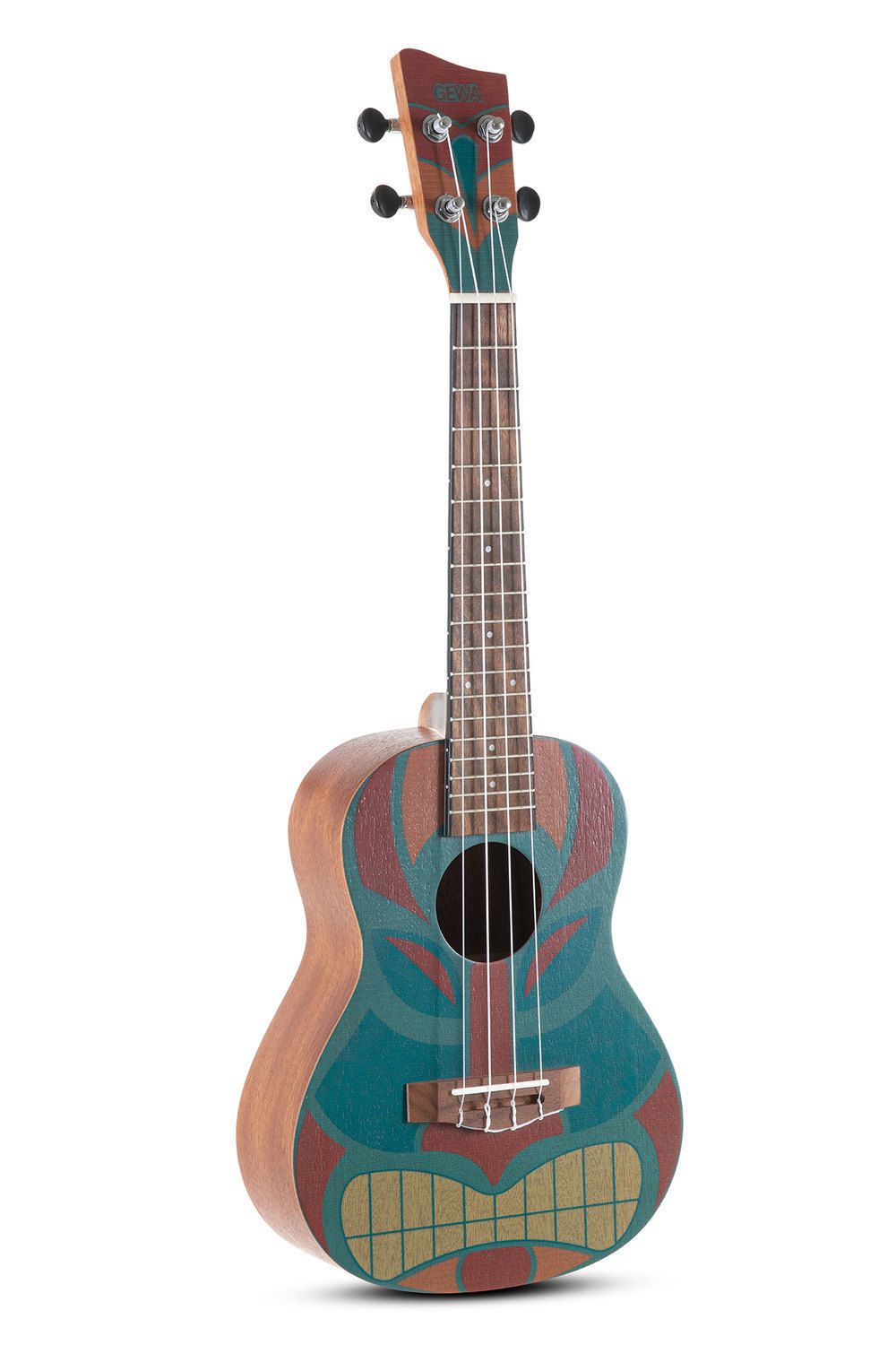 Gewa VG512484 Ukelele de Concierto Manoa Tiki K-CO-TC VG512484