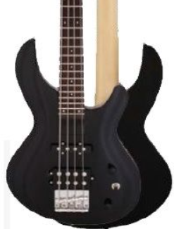 Aria Igbbk Bajo Eléctrico Igb-Std Negro IGBBK