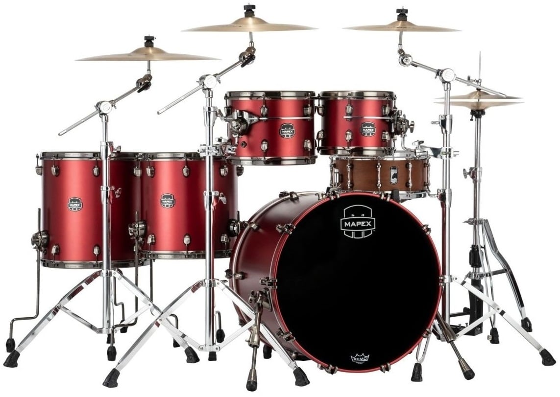 Mapex SE628XBBPA Saturn Evolution Tuscan Red Set Batería SE628XBBPA