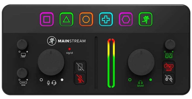 Mackie Mainstream Mixcaster Series Mezclador Streaming Mackie Mainstream Mixcaster Series