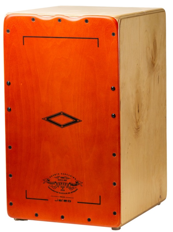 Pepote Jaleo Tapa Naranja Cajón Flamenco Jaleo Tapa Naranja