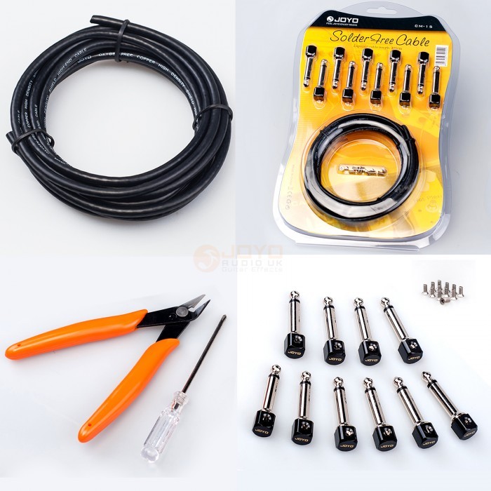 Joyo Cm-15 - Pack De Montaje De 5 Latiguillos 3M. Cable Y 10 Jacks CM-15