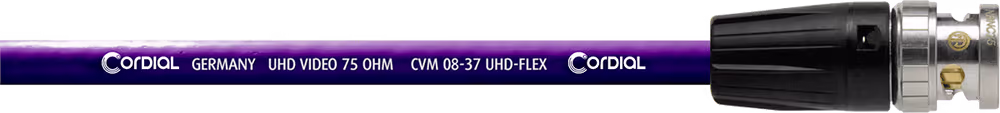 Cordial Cable de vídeo UHD 0,38 mm² - 10 m ECLCVP10BB-UHD0837