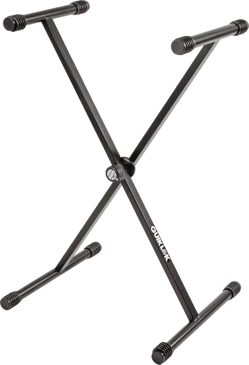 QUIK LOK Soporte Teclado T10 Formato \"X\" / Perfil Simple - Negro TQMT10BK