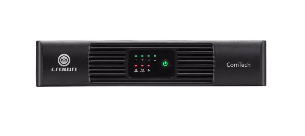 Crown CTD-4125 Amplificador Comtech Dante 4X125W CTD-4125