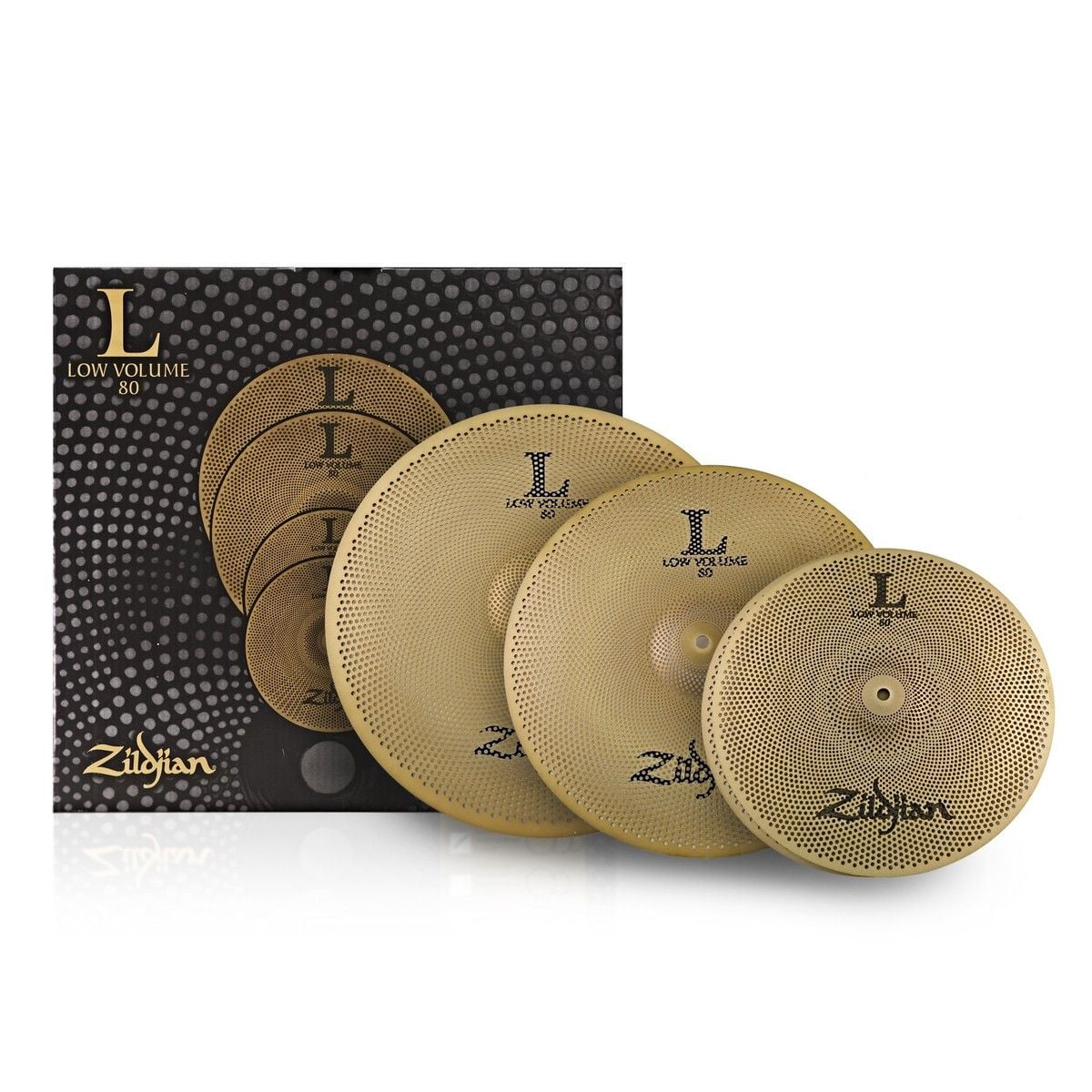 Zildjian L80 Low Volume Set Platos 14/16/18" LV468LOWVOLUME L80LOW VOLUME