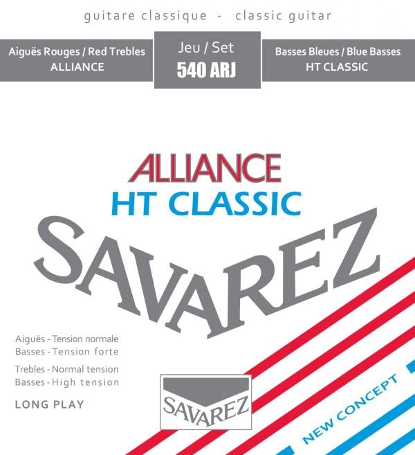 Savarez 540ARJ Standard-High Tension Set de cuerdas Guitarra Clasica 540ARJ Standard/High
