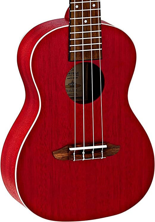 Ortega Rufire Ukelele de Concierto See Thru Red RUFIRE-STR