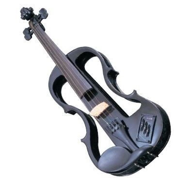 Carlo Giordano EV202CB Violín Electrificado 4/4 Negro EV202CB