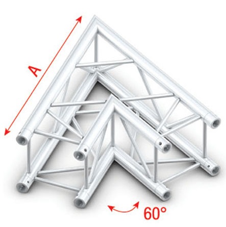 Showtec FQ30002HD Corner 60 Heavy Duty Pro-30 Square F Truss FQ30002HD
