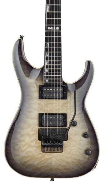 ESP EII Horizon FR Black Natural Guitarra Eléctrica E-II HORIZON FR - BLACK NATURA