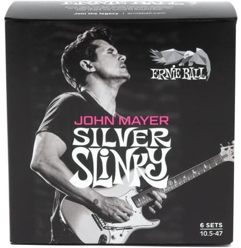 Ernie Ball 2218 Slinky Silver John Mayer Signature 10.5-47 6PACK 2218 6PACK