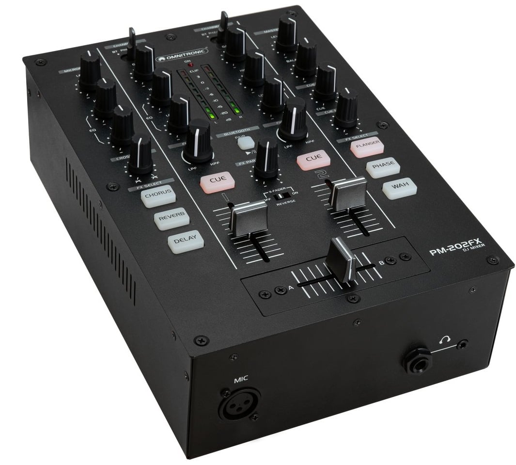 Omnitronic PM-202FX Mesa Mezclas 2 Canales PM-202FX