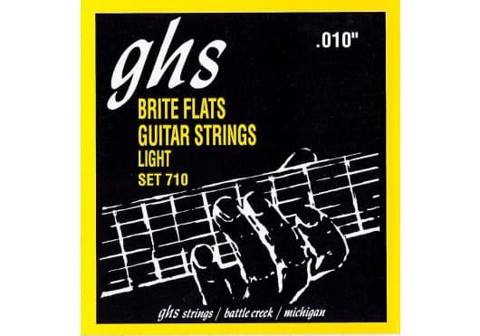 GHS Juego Guitarra Eléctrica Briteflats® Light 10-46 CGH710