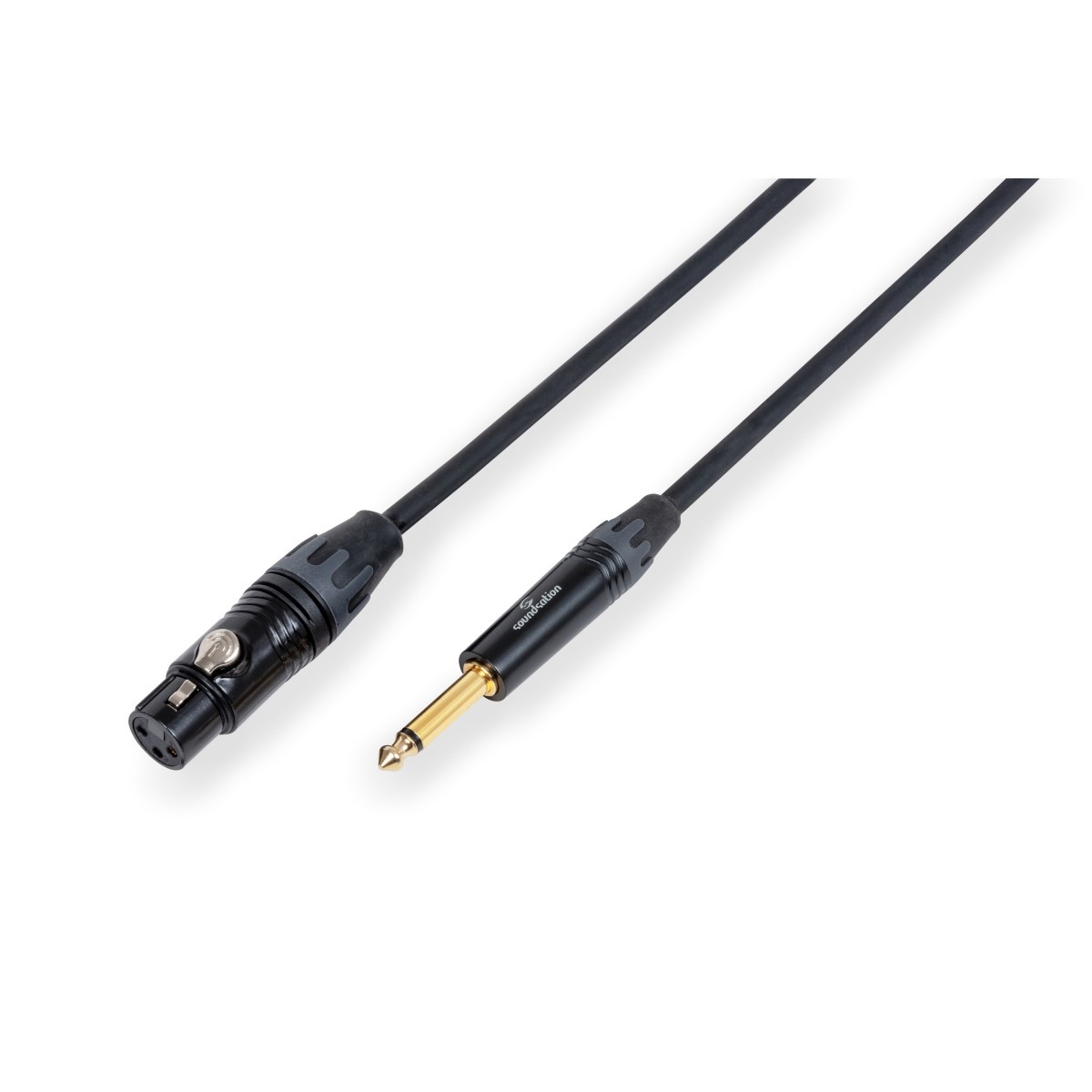 Soundsation Cable de micrófono balanceado Wiremaster WM-UXFJ05 XLR(F)-Jack de 6,3 WM-UXFJ05