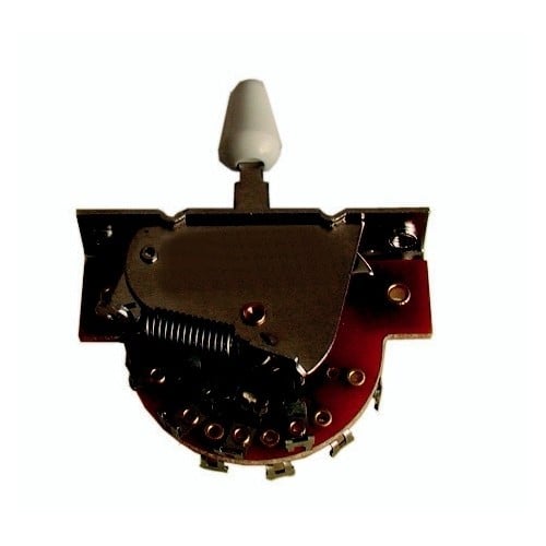 Soundsation Interruptor de 5 posiciones SW40/5 Strat (Blanco) SW40/5