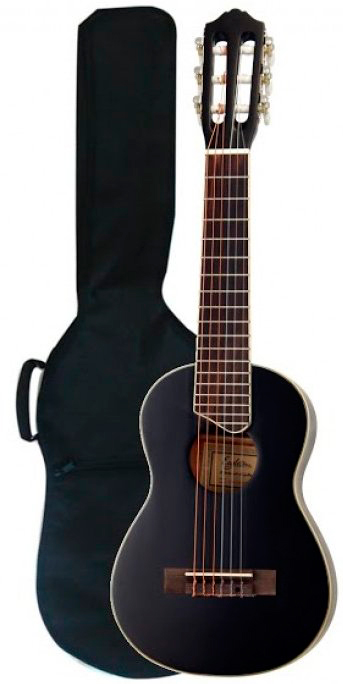 YAMAHA GL-1 BL Guitalele Negra de 6 cuerdas con Funda. GL-1 BL