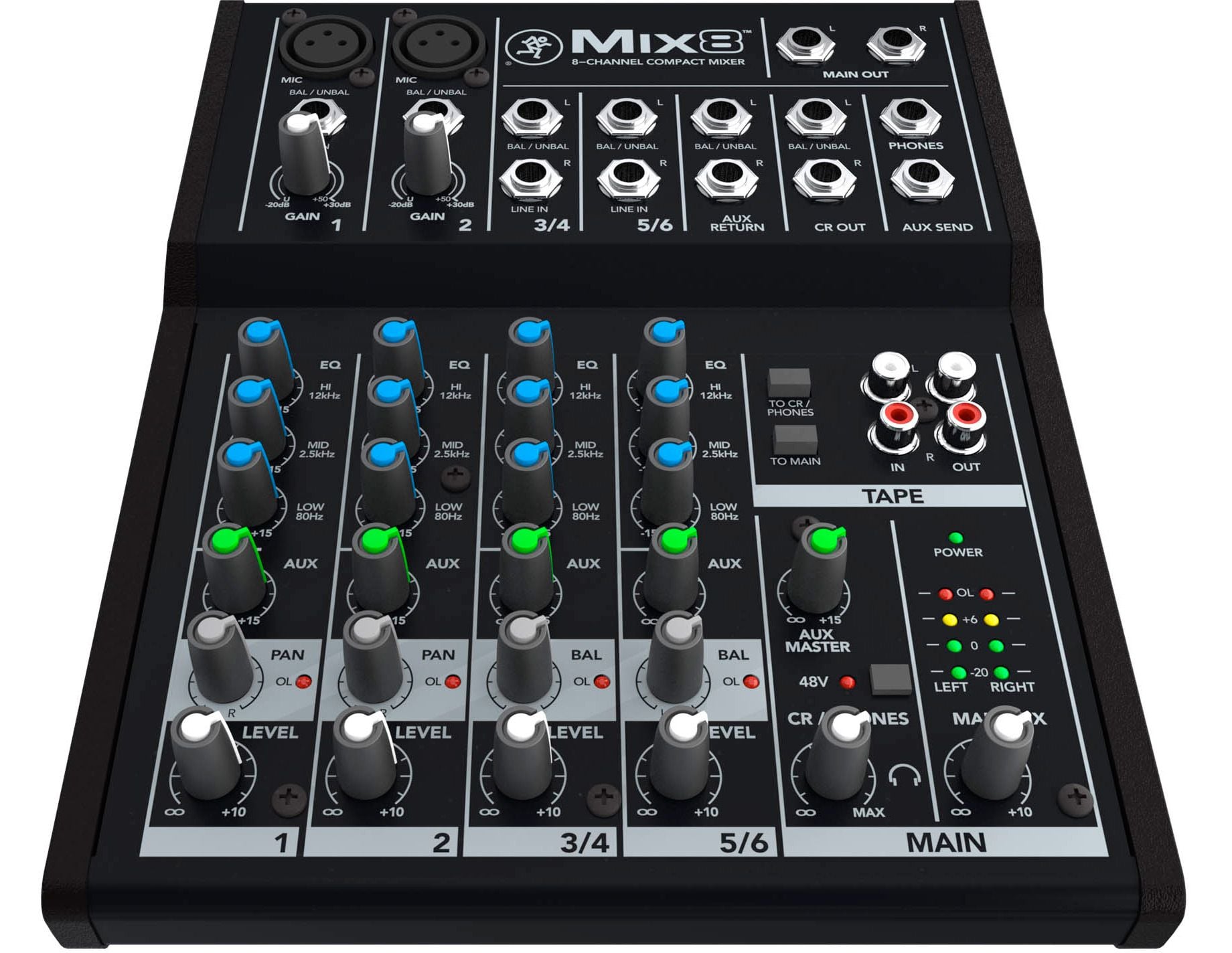 Mackie Mix 8 Mezclador 8 Canales mix 8