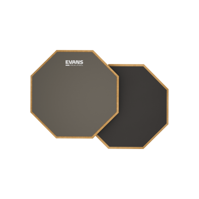 Evans 12 Pad de Prácticas Doble Superficie Rebote Controlado RF12D 12 Pad de Prácticas RF12D
