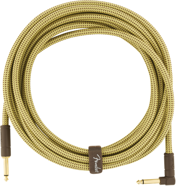 Fender Deluxe 5,5m Tweed Natural Jack Mono a Jack Acodado Del. Angle Plug 5,5m TN