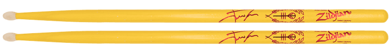 Zildjian PZAZASJD4 Baquetas Signature Josh Dun Clancy Yellow PZAZASJD4