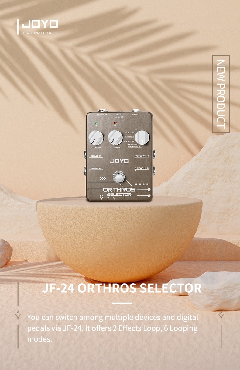 Joyo Jf-24 - Pedal Enrutador Y Selector De Linea Orthos JF-24