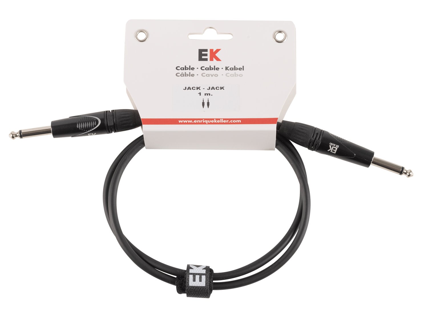 EK Audio Cable Para Guitarra Jack-Jack 1 M PJJ0041
