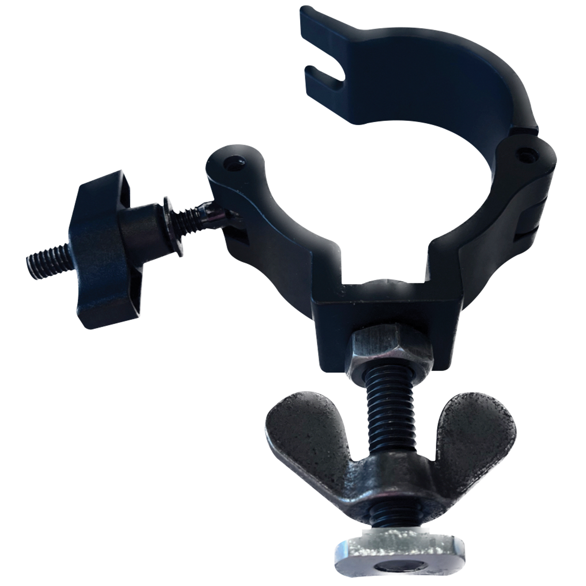 WENTEX Acoplador Eurotrack con perno negro M10x35 y tuerca deslizante Alumin 89566