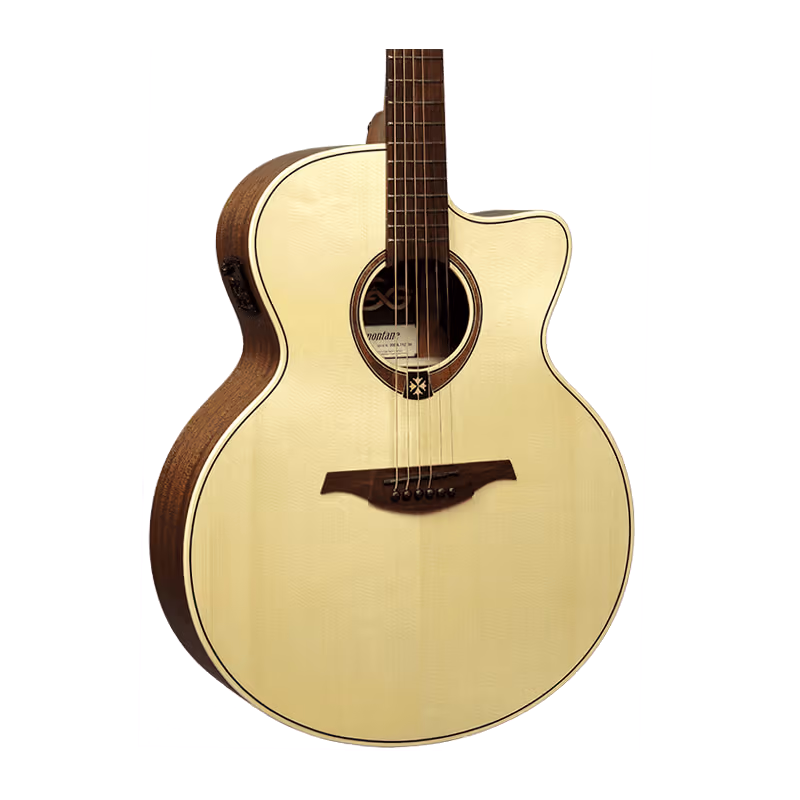 LAG GLAT177JCE Guitarra Acústica Jumbo Cutaway Tramontane 177 A/E - Natu GLAT177JCE