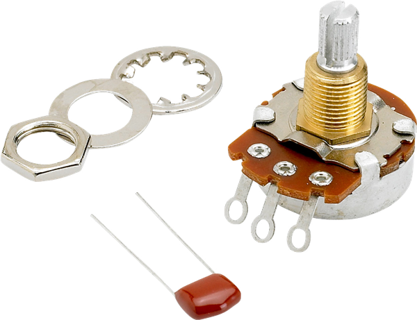 Fender 500K Split Shaft Potenciometro (Volumen o Tono) 990834000