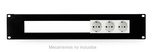 Fonestar FRP-33M Panel Mecanizado de 2 U para Rack 19" FRP-33M