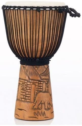 Pearl PBJWR-12-695 Djembé Caoba 12" Malinke Village DJEMBE 12" PEARL MADERA CAOBA ROPE TUNED MALINKE V