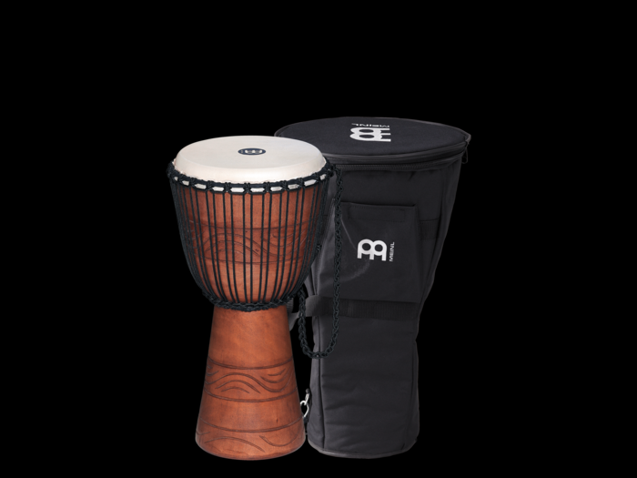 Meinl ADJ2-M Pack Djembe de Madera + Funda Mediano ADJ2-M+BAG