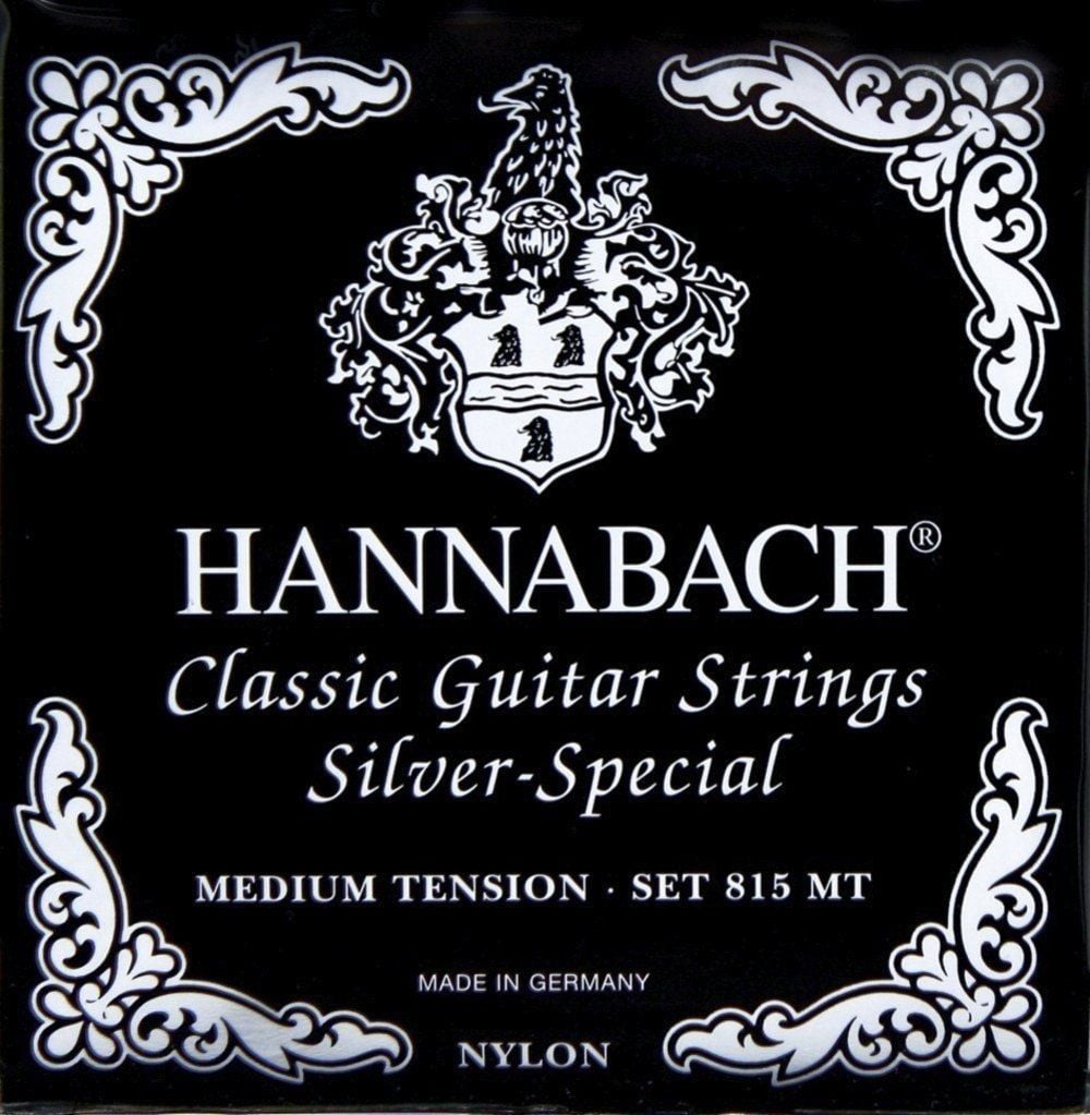 Hannabach 815MT Black Tension Media Cuerdas para guitarra clásica 815MT
