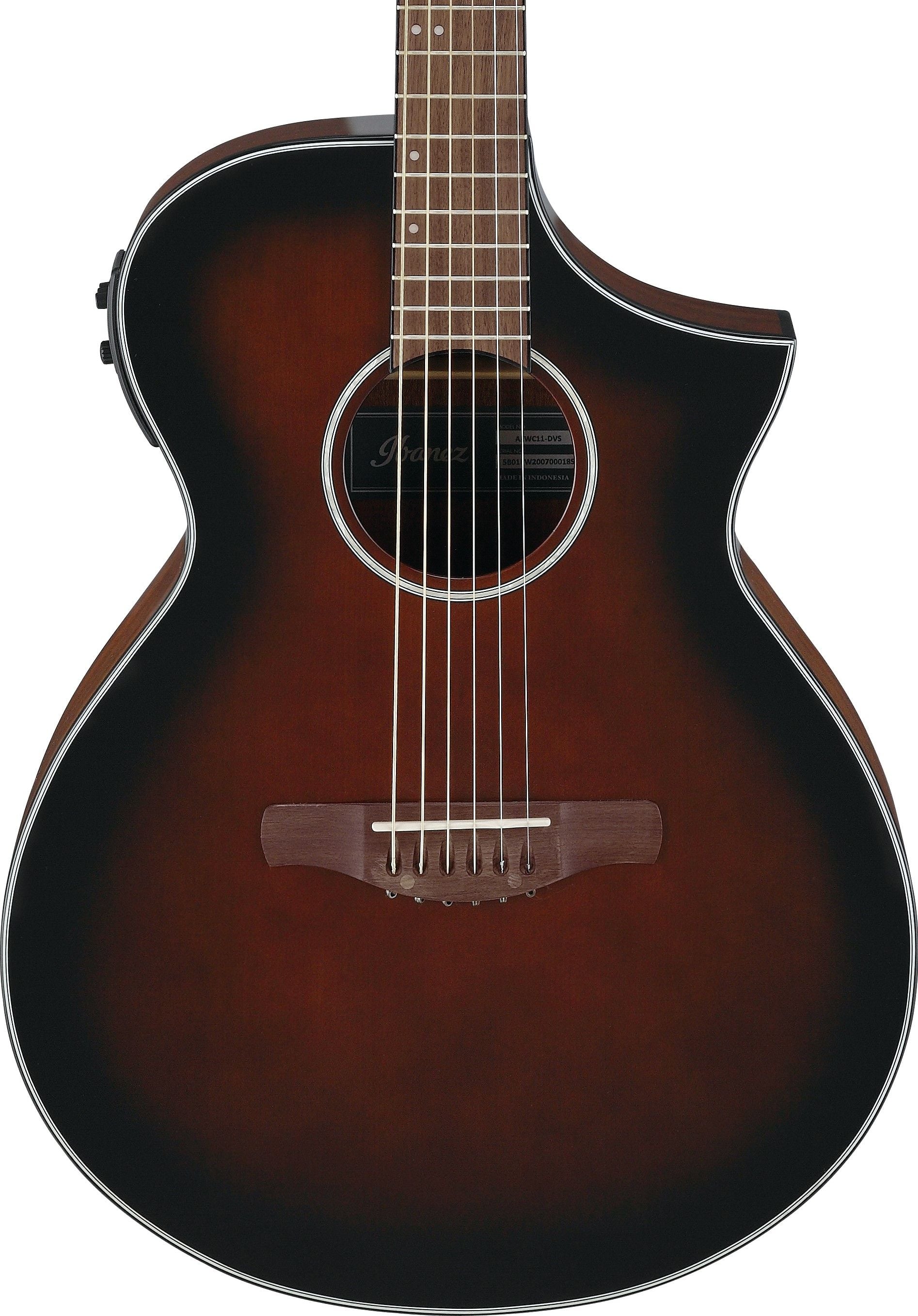 Ibanez AEWC11DVS Guitarra Electroacústica Dark Violin Sunburst High Gloss AEWC11-DVS
