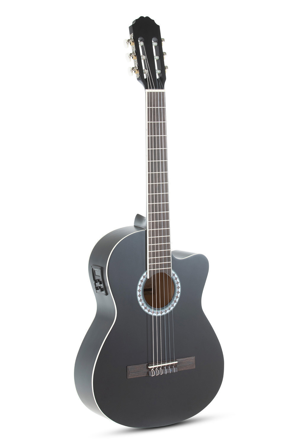 Gewa PS510198 Guitarra Clasica ElectroAcustica Basic E-Acustica, Negro PS510198