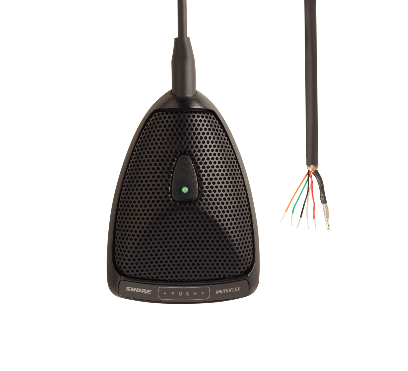 SHURE MX392/C Mic. mini Superfície Cardiodie Interruptor y LED. Cable sin terminación. MX392/C