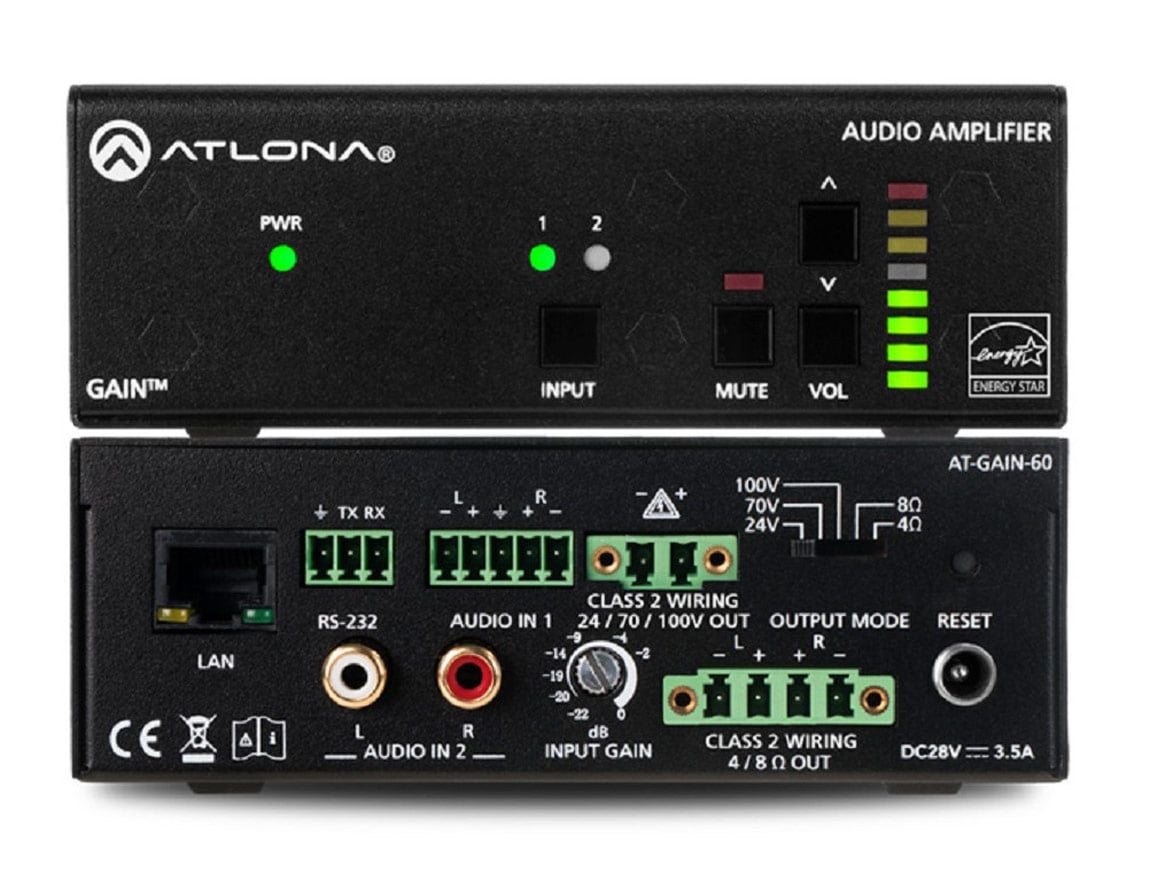 ATLONA AT-GAIN-60 Amplificador 60W GAIN-60