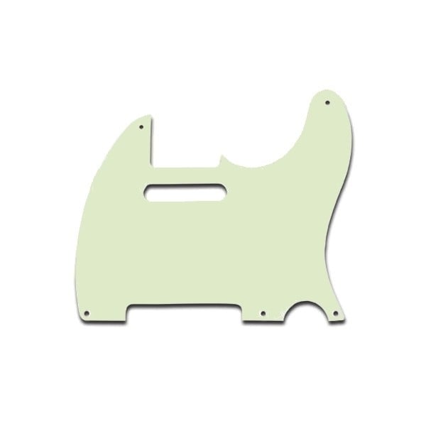 Soundsation Golpeador TP-1MG para guitarra Telecaster, verde menta, una sola capa TP-1MG