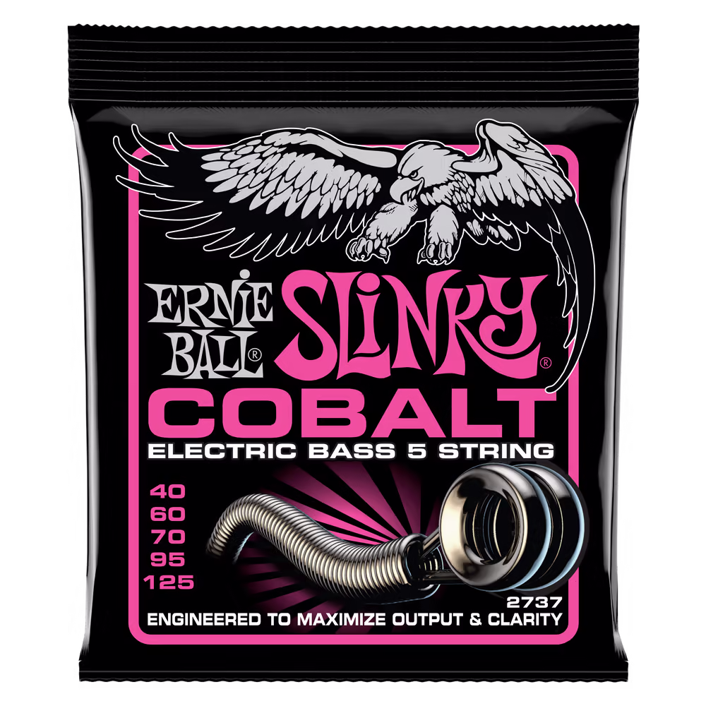 ERNIE BALL Juego Bajo Eléctrico Cobalt Slinky 5 St 40-125 CEB2737