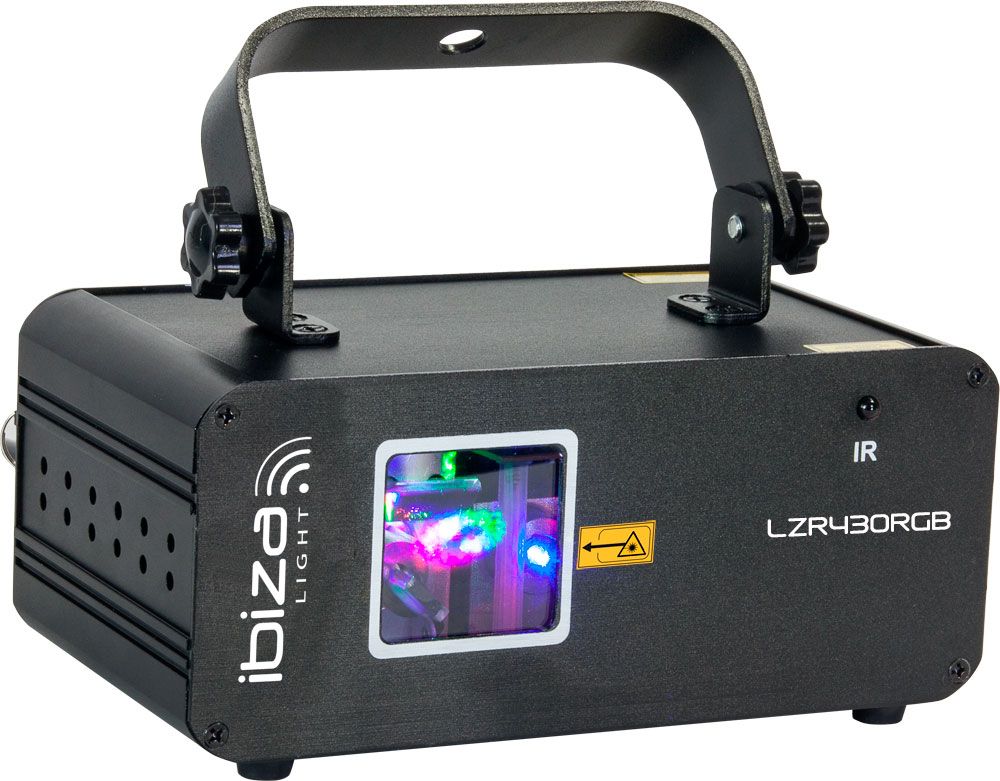 Ibiza Light LZR 430RGB LASER Rojo/Verde/Azul 430MW LZR-430RGB