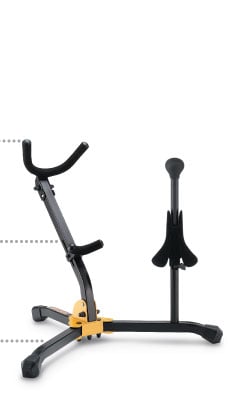 Hercules DS533B Soporte Saxo Alto Tenor y Soprano DS533B